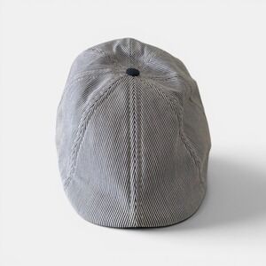 Boston Scally Cap-The Derby Blue Seersucker